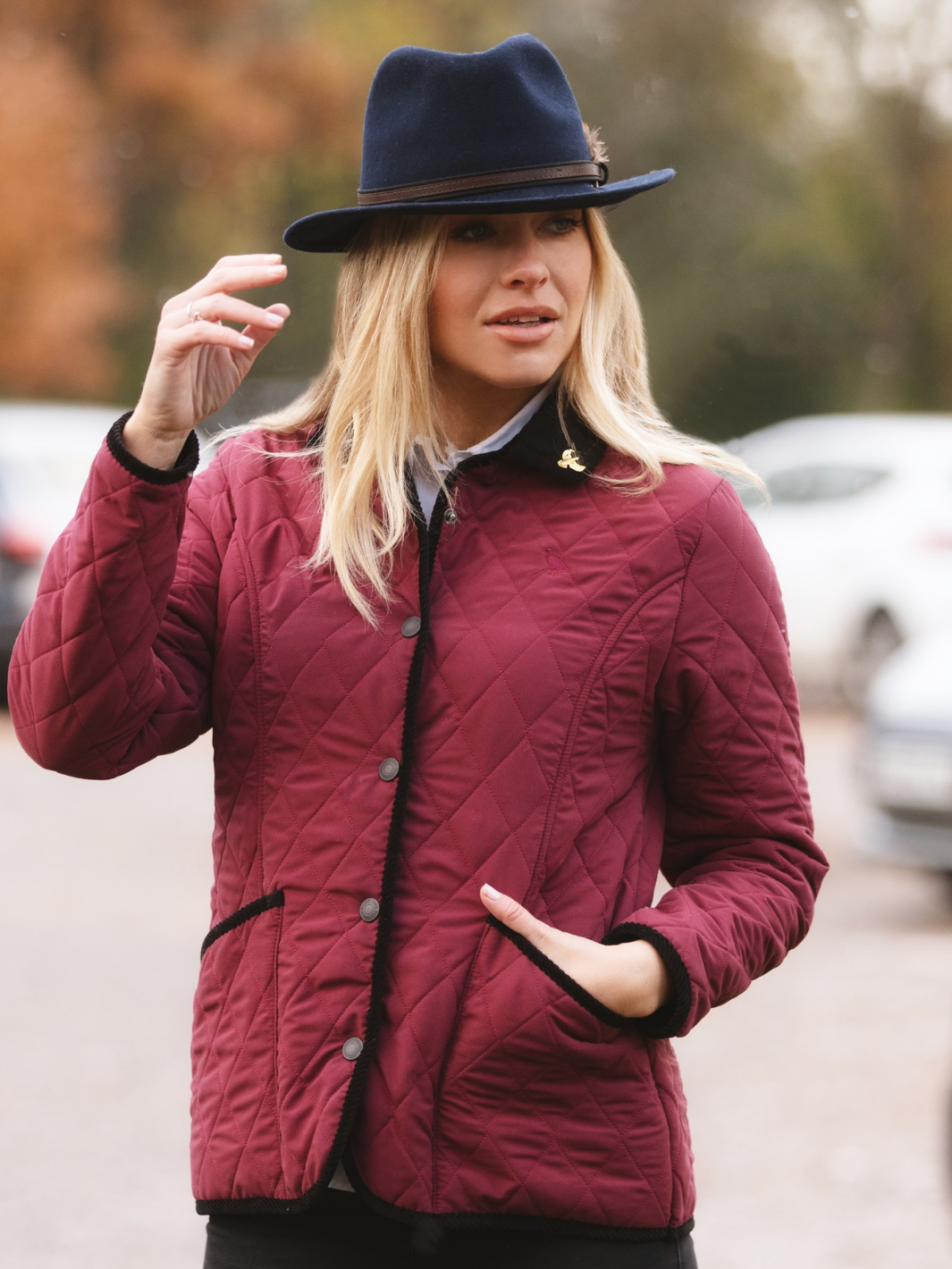 Quilted fleece jacket store
