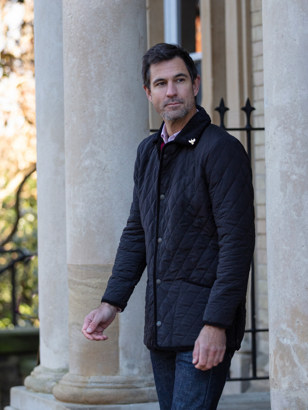 Rag Quilted Fleece Jacket Black
