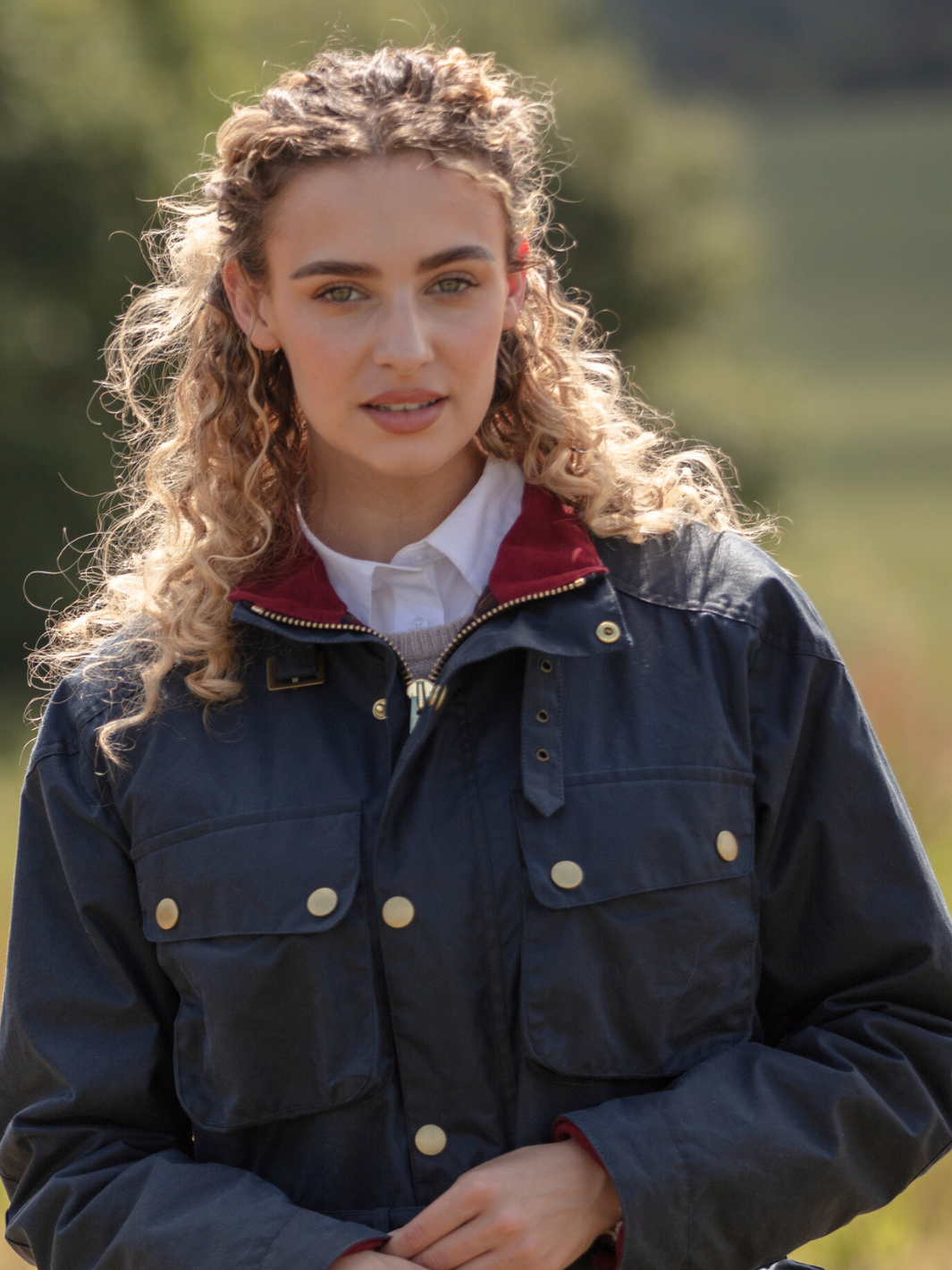 Speed 6 Biker Jacket Navy Partridge England John Partridge Co