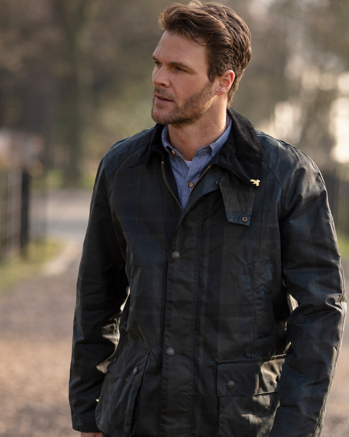 Landowner Wax Walking Jacket Dundee Check