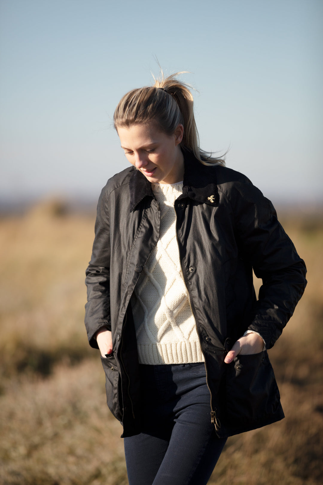 Lightweight wax jacket womens deals